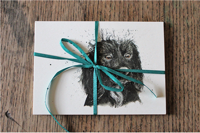 Clare Brownlow Black Cocker Spaniel Postcards - Pack of 10